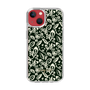 Slim Protection Case［ Ungrid - FlowerPrint - Black ］