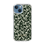 Slim Protection Case［ Ungrid - FlowerPrint - Black ］