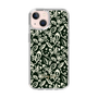 Slim Protection Case［ Ungrid - FlowerPrint - Black ］