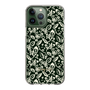 Slim Protection Case［ Ungrid - FlowerPrint - Black ］