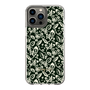 Slim Protection Case［ Ungrid - FlowerPrint - Black ］