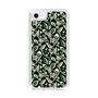 Slim Protection Case［ Ungrid - FlowerPrint - Black ］