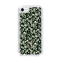 Slim Protection Case［ Ungrid - FlowerPrint - Black ］