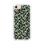 Slim Protection Case［ Ungrid - FlowerPrint - Black ］
