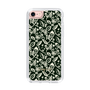 Slim Protection Case［ Ungrid - FlowerPrint - Black ］
