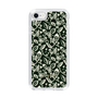 Slim Protection Case［ Ungrid - FlowerPrint - Black ］