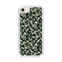 Slim Protection Case［ Ungrid - FlowerPrint - Black ］