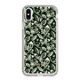 Slim Protection Case［ Ungrid - FlowerPrint - Black ］
