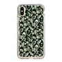 Slim Protection Case［ Ungrid - FlowerPrint - Black ］