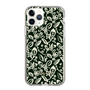 Slim Protection Case［ Ungrid - FlowerPrint - Black ］
