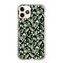 Slim Protection Case［ Ungrid - FlowerPrint - Black ］
