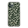Slim Protection Case［ Ungrid - FlowerPrint - Black ］