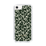Slim Protection Case［ Ungrid - FlowerPrint - Black ］