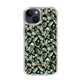 Slim Protection Case［ Ungrid - FlowerPrint - Black ］