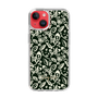 Slim Protection Case［ Ungrid - FlowerPrint - Black ］