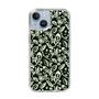 Slim Protection Case［ Ungrid - FlowerPrint - Black ］