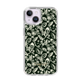Slim Protection Case［ Ungrid - FlowerPrint - Black ］