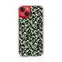 Slim Protection Case［ Ungrid - FlowerPrint - Black ］