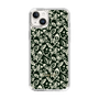 Slim Protection Case［ Ungrid - FlowerPrint - Black ］