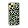 Slim Protection Case［ Ungrid - FlowerPrint - Black ］