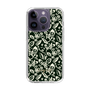 Slim Protection Case［ Ungrid - FlowerPrint - Black ］