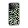 Slim Protection Case［ Ungrid - FlowerPrint - Black ］