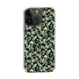 Slim Protection Case［ Ungrid - FlowerPrint - Black ］
