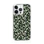 Slim Protection Case［ Ungrid - FlowerPrint - Black ］