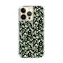 Slim Protection Case［ Ungrid - FlowerPrint - Black ］
