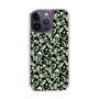 Slim Protection Case［ Ungrid - FlowerPrint - Black ］