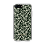Slim Protection Case［ Ungrid - FlowerPrint - Black ］