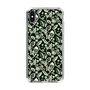 Slim Protection Case［ Ungrid - FlowerPrint - Black ］