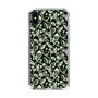 Slim Protection Case［ Ungrid - FlowerPrint - Black ］