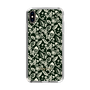 Slim Protection Case［ Ungrid - FlowerPrint - Black ］