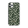 Slim Protection Case［ Ungrid - FlowerPrint - Black ］