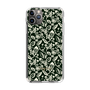 Slim Protection Case［ Ungrid - FlowerPrint - Black ］