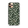 Slim Protection Case［ Ungrid - FlowerPrint - Black ］