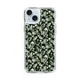 Slim Protection Case［ Ungrid - FlowerPrint - Black ］
