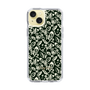 Slim Protection Case［ Ungrid - FlowerPrint - Black ］