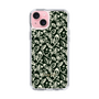 Slim Protection Case［ Ungrid - FlowerPrint - Black ］