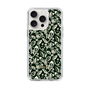 Slim Protection Case［ Ungrid - FlowerPrint - Black ］