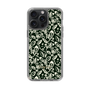 Slim Protection Case［ Ungrid - FlowerPrint - Black ］
