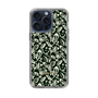 Slim Protection Case［ Ungrid - FlowerPrint - Black ］