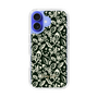 Slim Protection Case［ Ungrid - FlowerPrint - Black ］