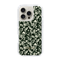 Slim Protection Case［ Ungrid - FlowerPrint - Black ］