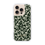 Slim Protection Case［ Ungrid - FlowerPrint - Black ］