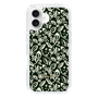 Slim Protection Case［ Ungrid - FlowerPrint - Black ］