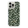 Slim Protection Case［ Ungrid - FlowerPrint - Black ］