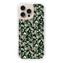Slim Protection Case［ Ungrid - FlowerPrint - Black ］