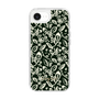 Slim Protection Case［ Ungrid - FlowerPrint - Black ］